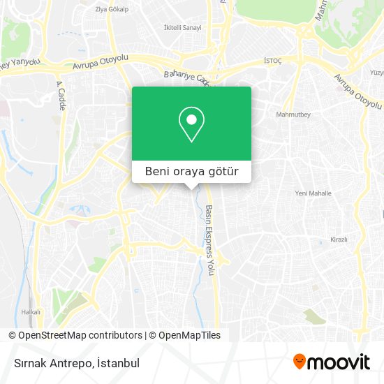 Sırnak Antrepo harita
