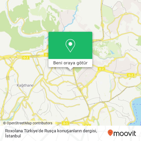 Roxolana Türkiye'de Rusça konuşanların dergisi harita