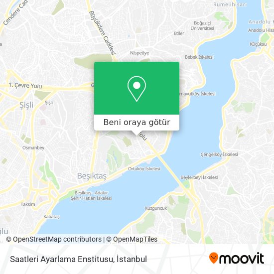 Saatleri Ayarlama Enstitusu harita