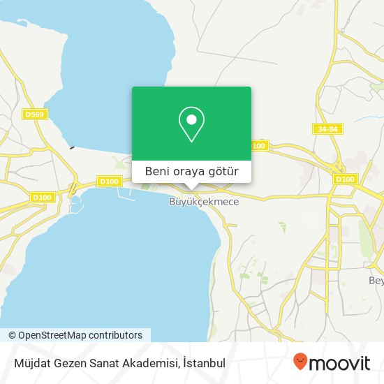 Müjdat Gezen Sanat Akademisi harita