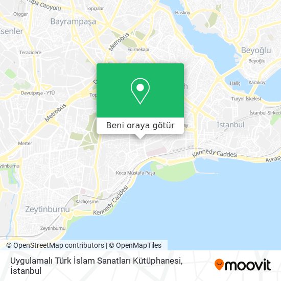 Uygulamalı Türk İslam Sanatları Kütüphanesi harita