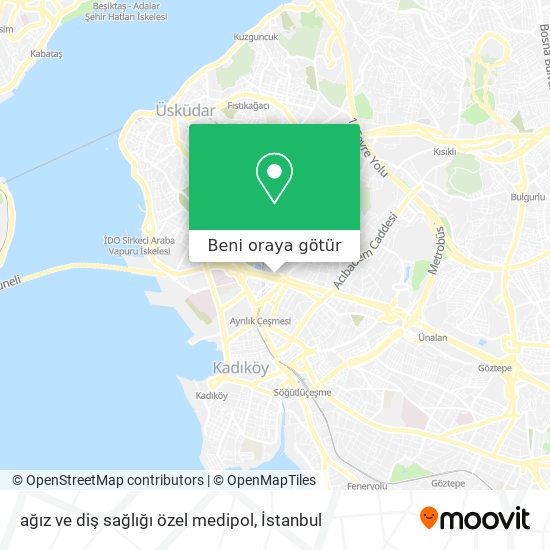 ağız ve diş sağlığı özel medipol harita