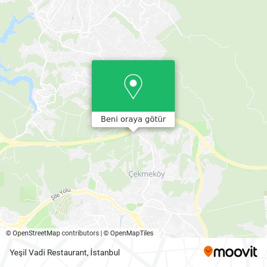 Yeşil Vadi Restaurant harita