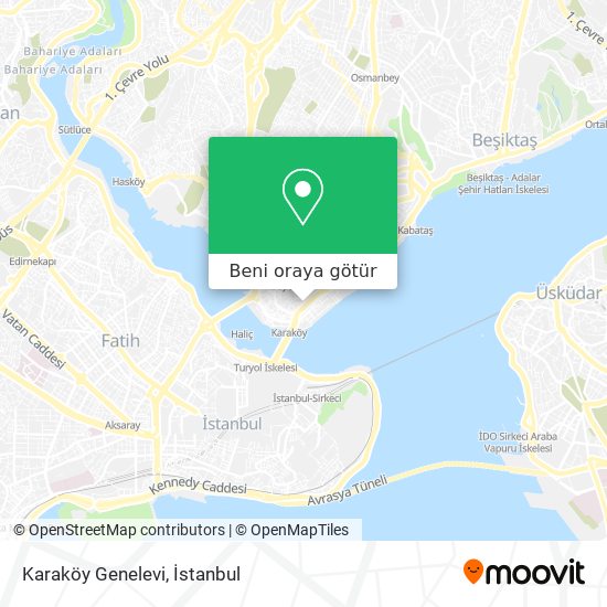 Karaköy Genelevi harita