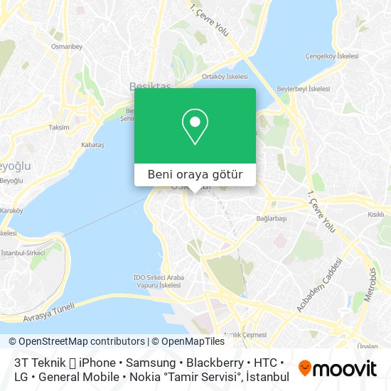 3T Teknik 📲 iPhone • Samsung • Blackberry • HTC • LG • General Mobile • Nokia °Tamir Servisi° harita