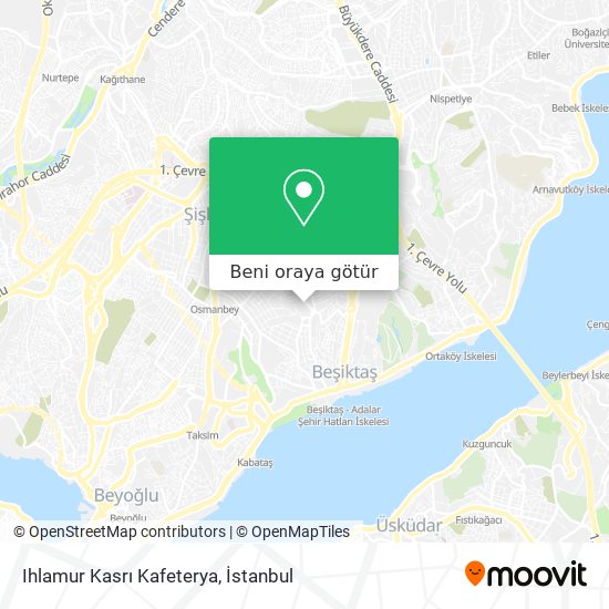 Ihlamur Kasrı Kafeterya harita