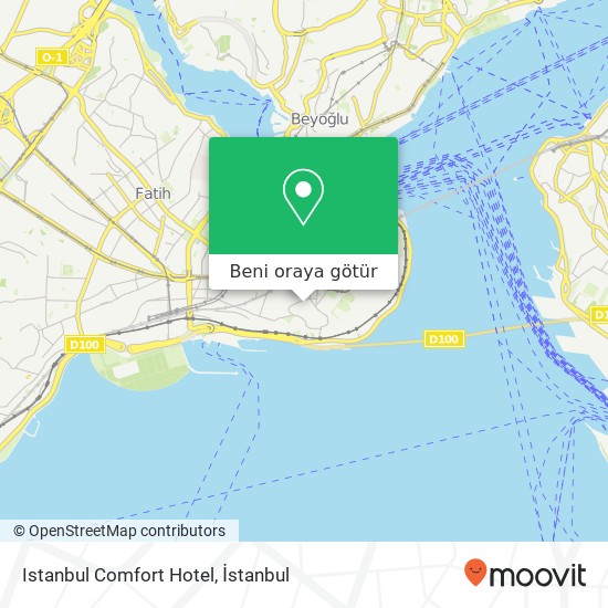 Istanbul Comfort Hotel harita