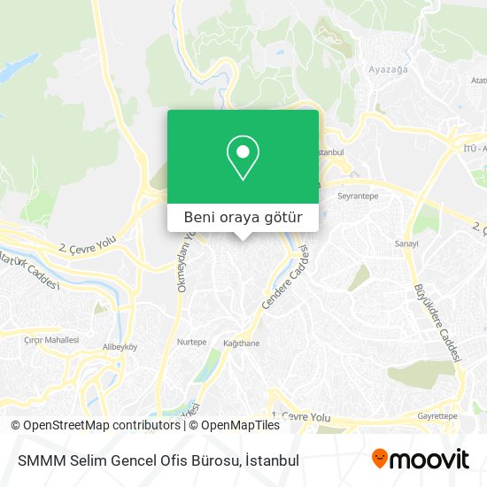 SMMM Selim Gencel Ofis Bürosu harita