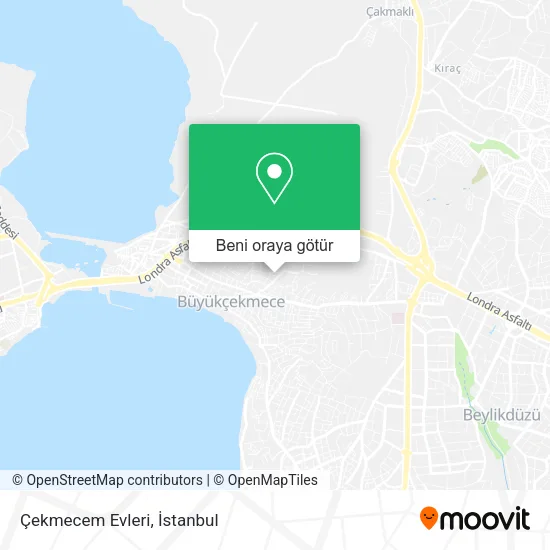 Çekmecem Evleri harita