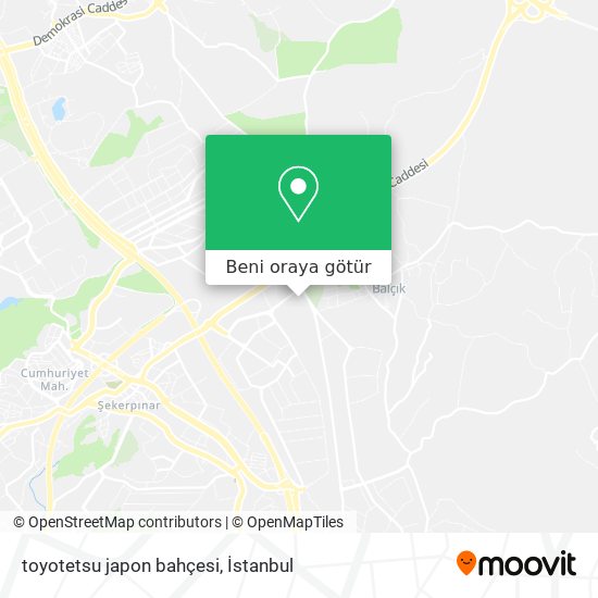 toyotetsu japon bahçesi harita