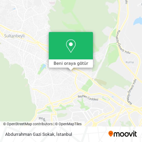 Abdurrahman Gazi Sokak harita