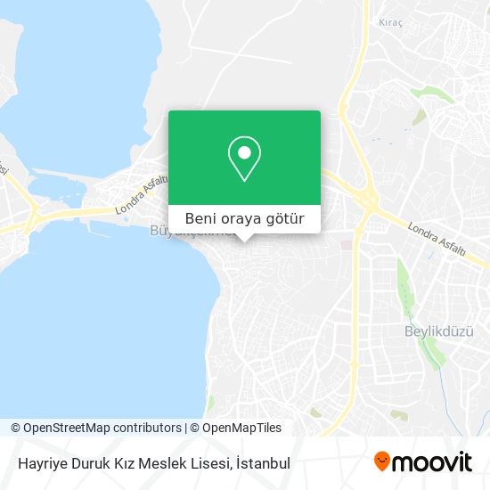 Hayriye Duruk Kız Meslek Lisesi harita