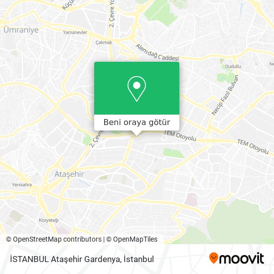 İSTANBUL Ataşehir Gardenya harita