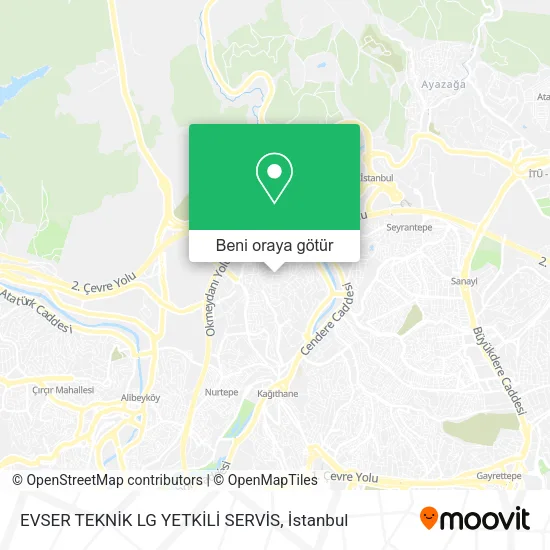 EVSER TEKNİK LG YETKİLİ SERVİS harita