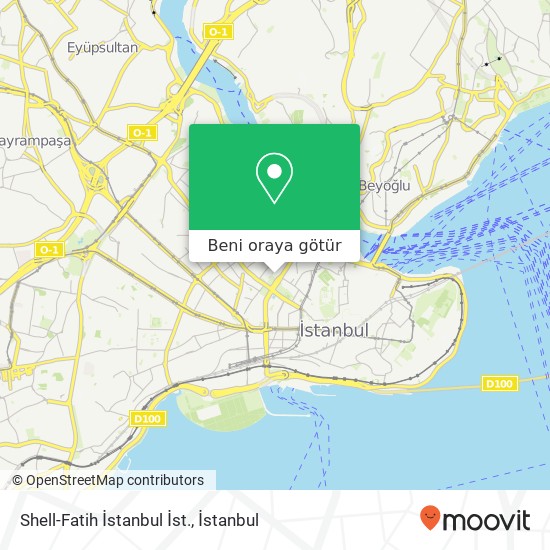 Shell-Fatih İstanbul İst. harita