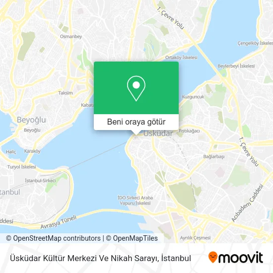 Üsküdar Kültür Merkezi Ve Nikah Sarayı harita