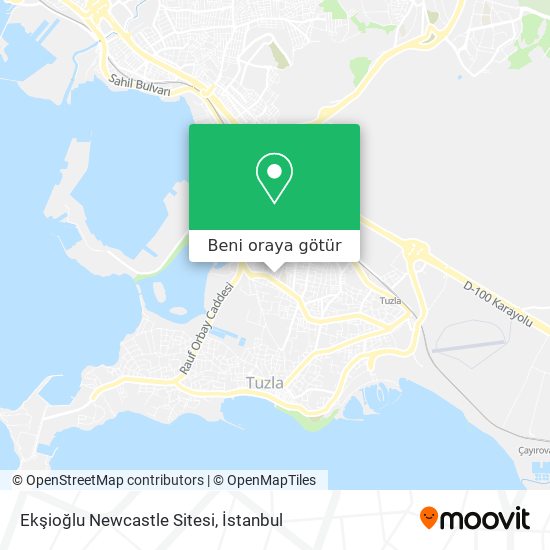 Ekşioğlu Newcastle Sitesi harita