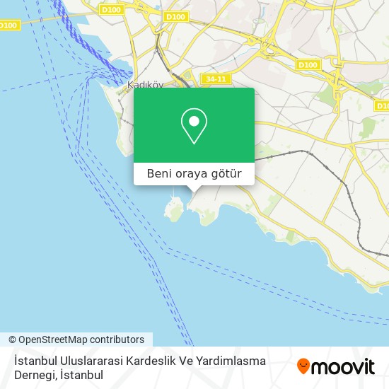 İstanbul Uluslararasi Kardeslik Ve Yardimlasma Dernegi harita