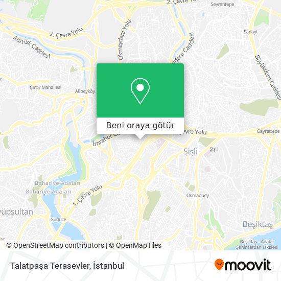 Talatpaşa Terasevler harita