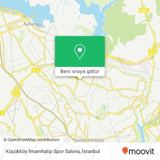 Küçükköy İmamhatip Spor Salonu harita