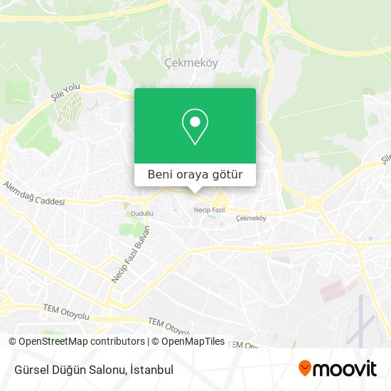 Gürsel Düğün Salonu harita