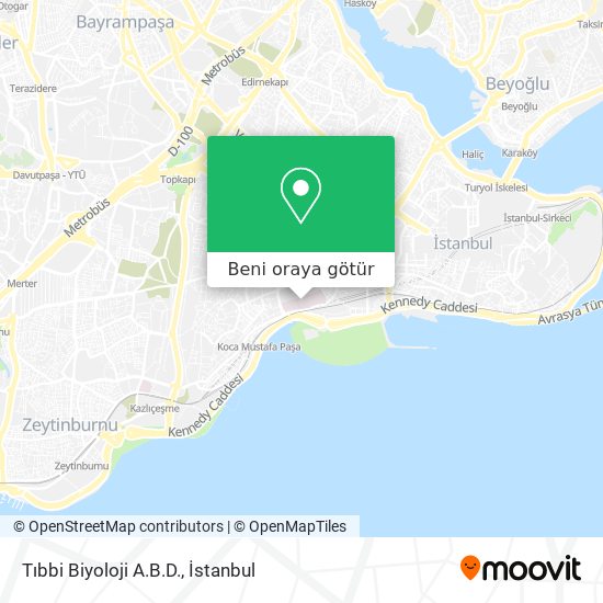 Tıbbi Biyoloji A.B.D. harita