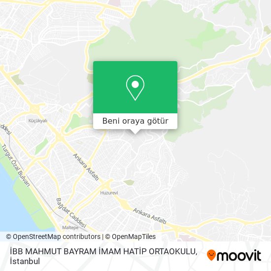 İBB MAHMUT BAYRAM İMAM HATİP ORTAOKULU harita