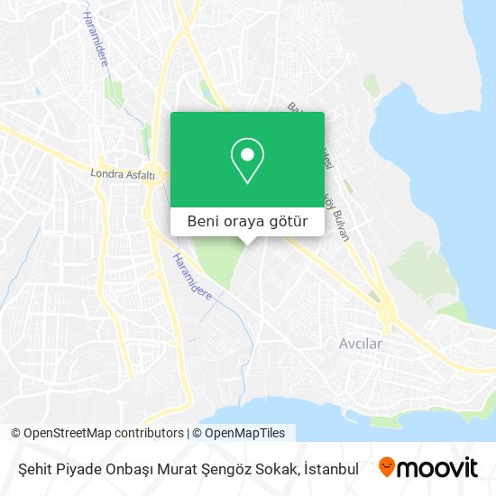 Şehit Piyade Onbaşı Murat Şengöz Sokak harita