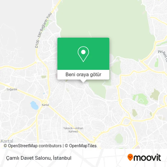 Çamlı Davet Salonu harita
