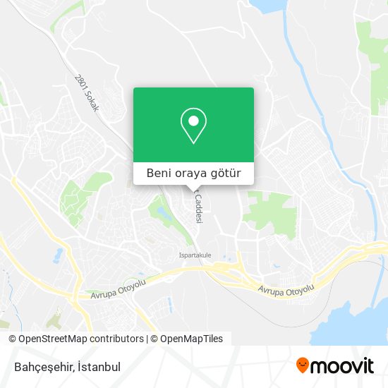 Bahçeşehir harita