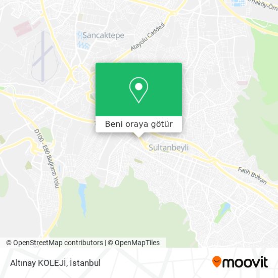 Altınay KOLEJİ harita