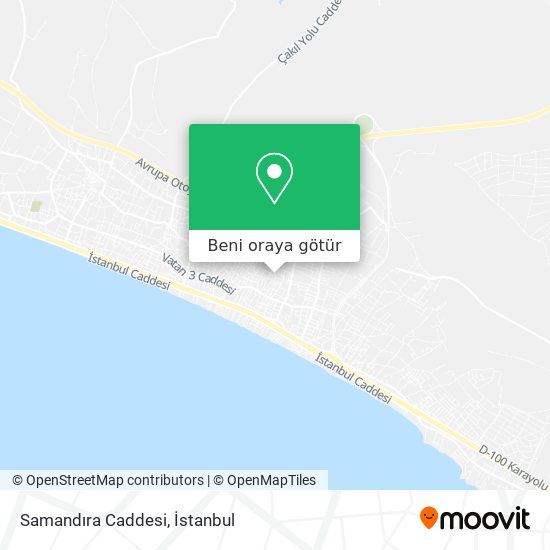 Samandıra Caddesi harita