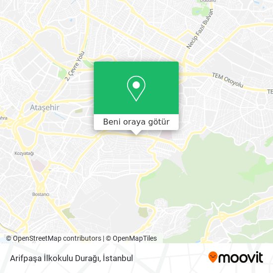 Arifpaşa İlkokulu Durağı harita