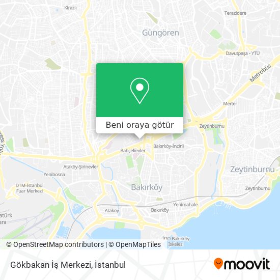 Gökbakan İş Merkezi harita