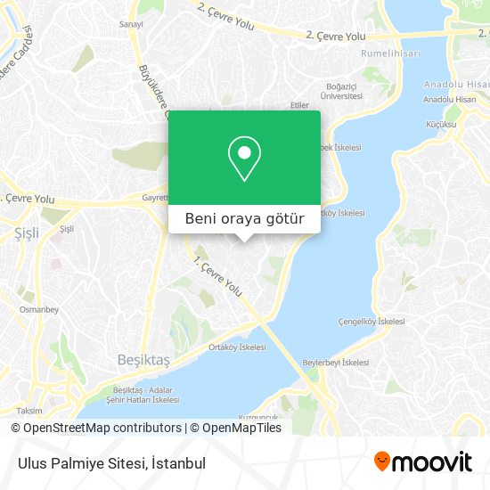 Ulus Palmiye Sitesi harita
