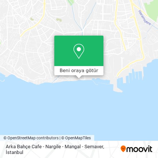 Arka Bahçe Cafe - Nargile - Mangal - Semaver harita