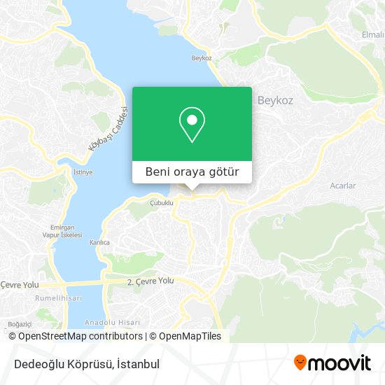 Dedeoğlu Köprüsü harita