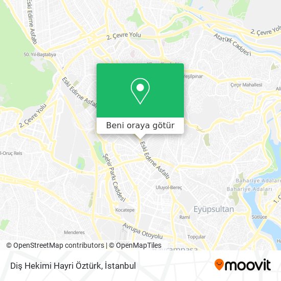 Diş Hekimi Hayri Öztürk harita