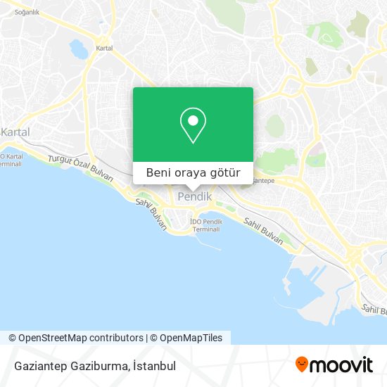 Gaziantep Gaziburma harita