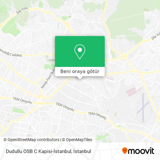 Dudullu OSB C Kapisi-İstanbul harita