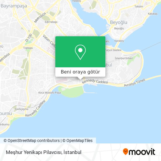 Meşhur Yenikapı Pilavcısı harita