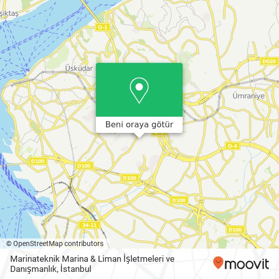 Marinateknik Marina & Liman İşletmeleri ve Danışmanlık harita