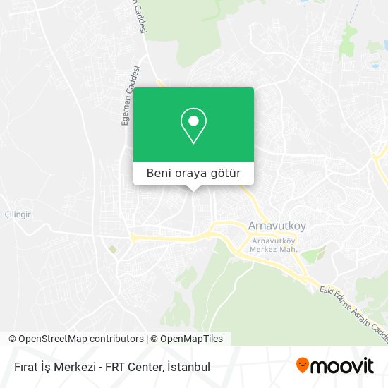 Fırat İş Merkezi - FRT Center harita