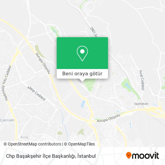 Chp Başakşehir İlçe Başkanlığı harita