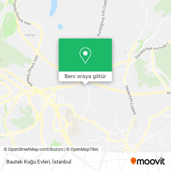 Bautek Kuğu Evleri harita