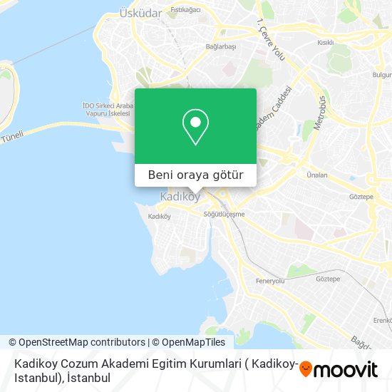 Kadikoy Cozum Akademi Egitim Kurumlari ( Kadikoy-Istanbul) harita