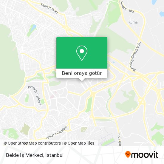 Belde Iş Merkezi harita