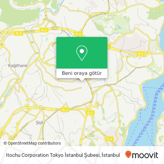 Itochu Corporation Tokyo İstanbul Şubesi harita