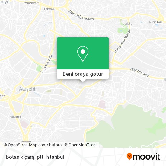 botanik çarşı ptt harita