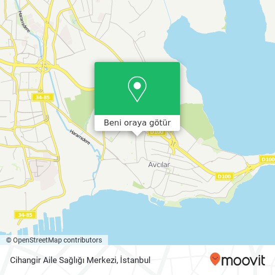 Cihangir Aile Sağlığı Merkezi harita